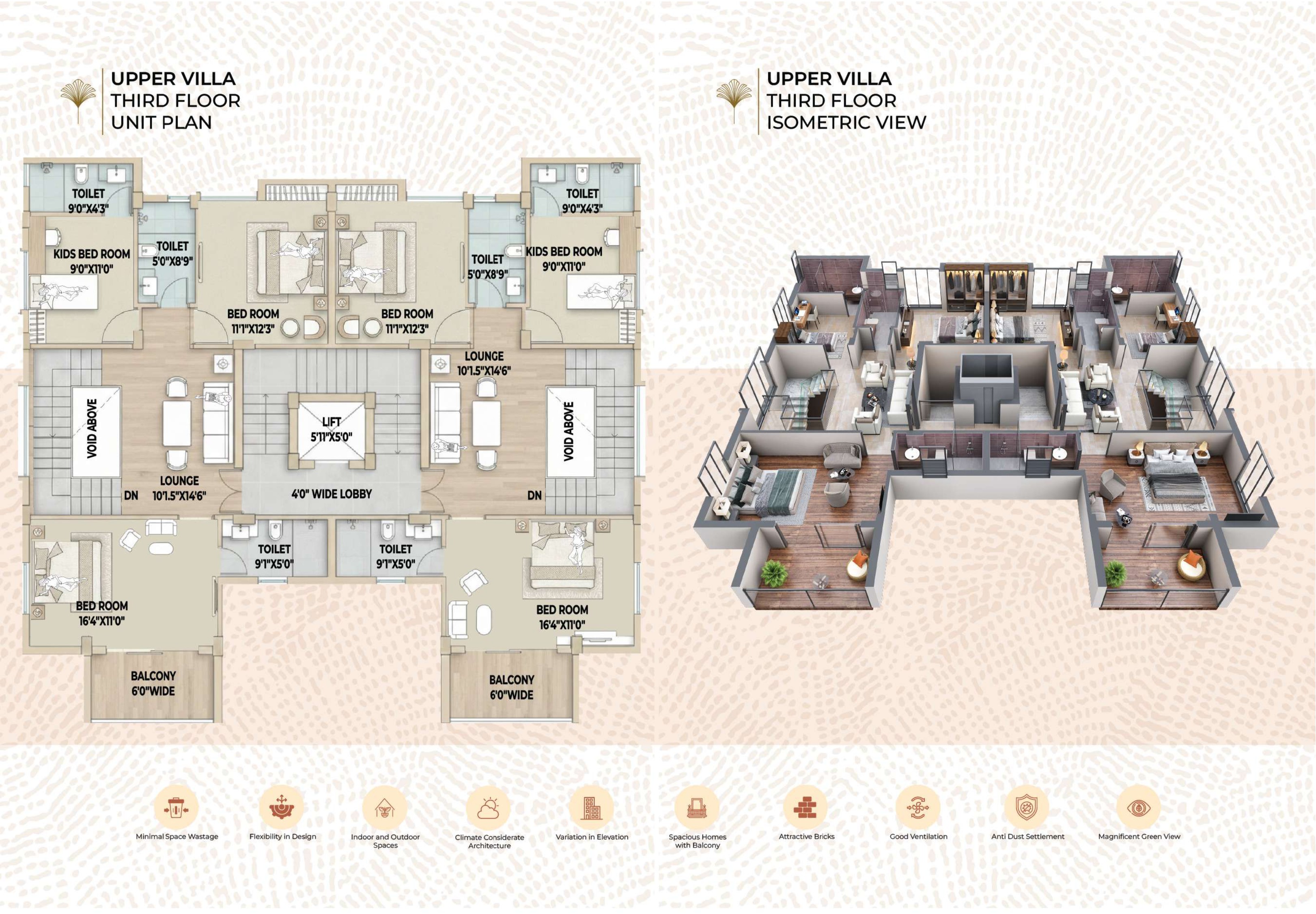 Upper Villa Isometric View