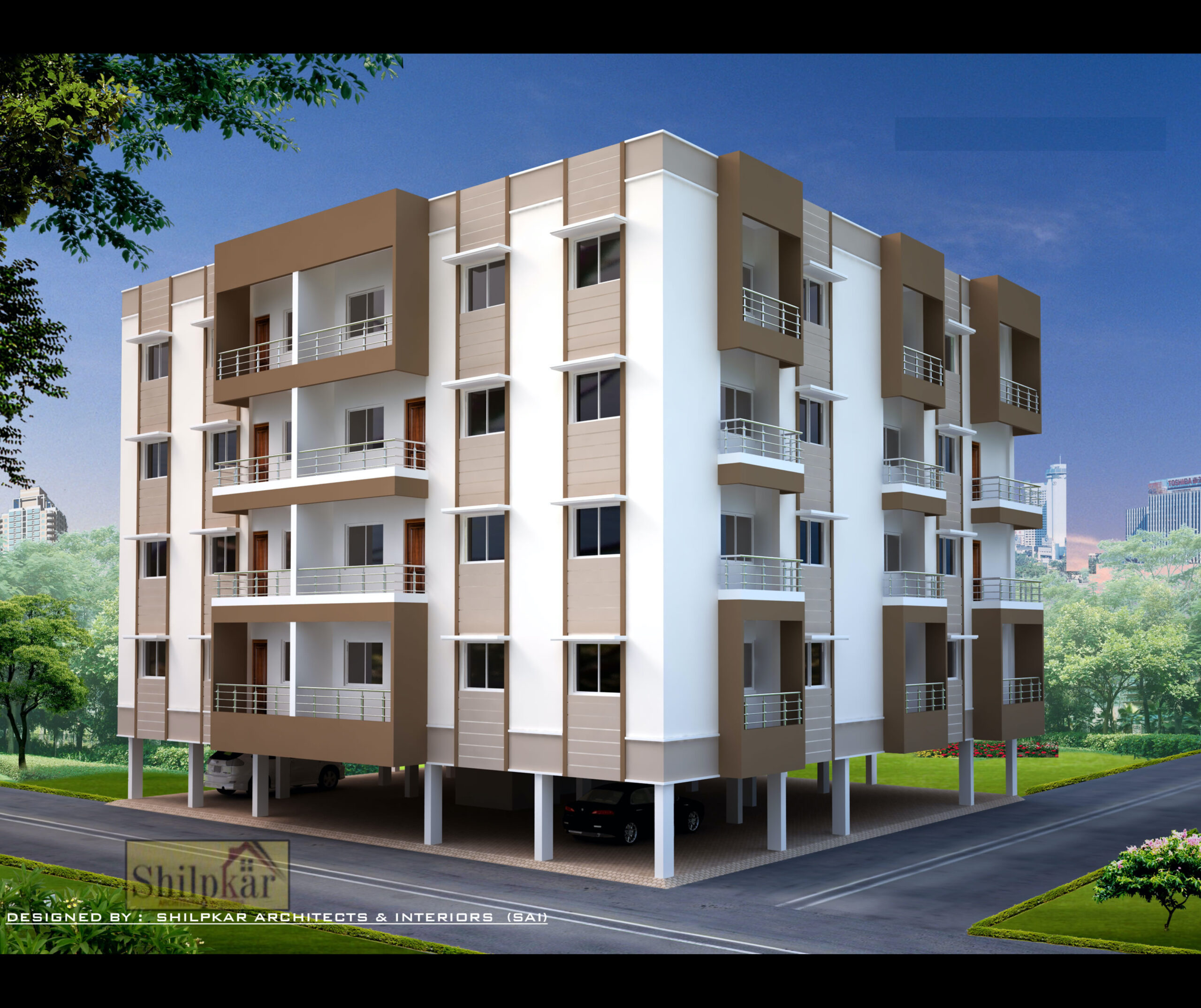 City Enclave Blk A Elevation 1 scaled